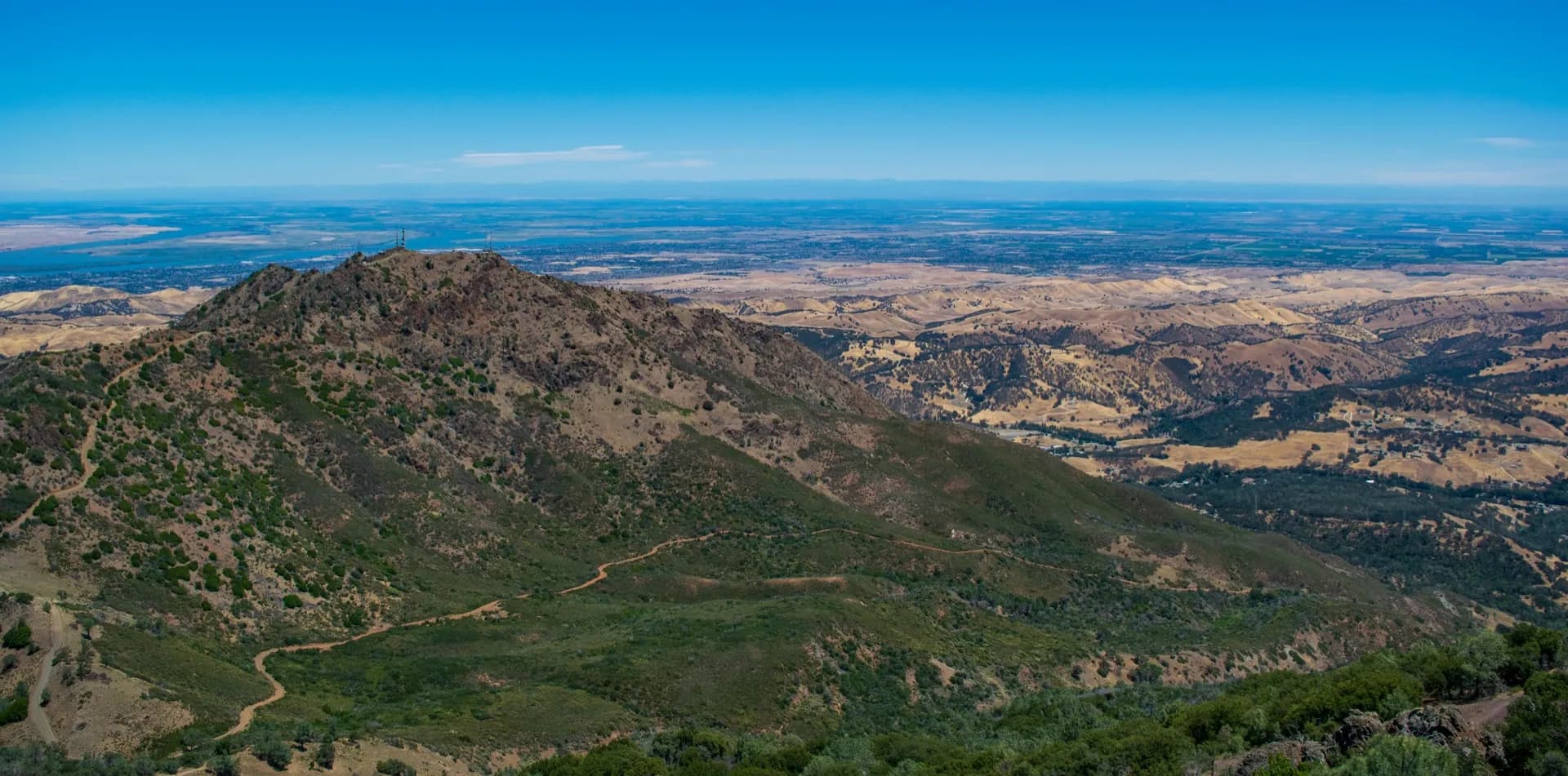 View from Mount Diablo overlooking the Tri-Valley